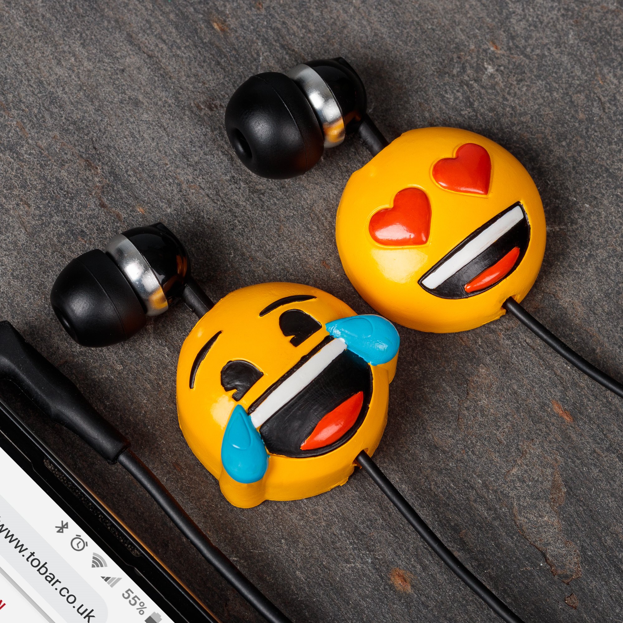 Protection de câble Emoji K-Bling de Tobar – vue latérale