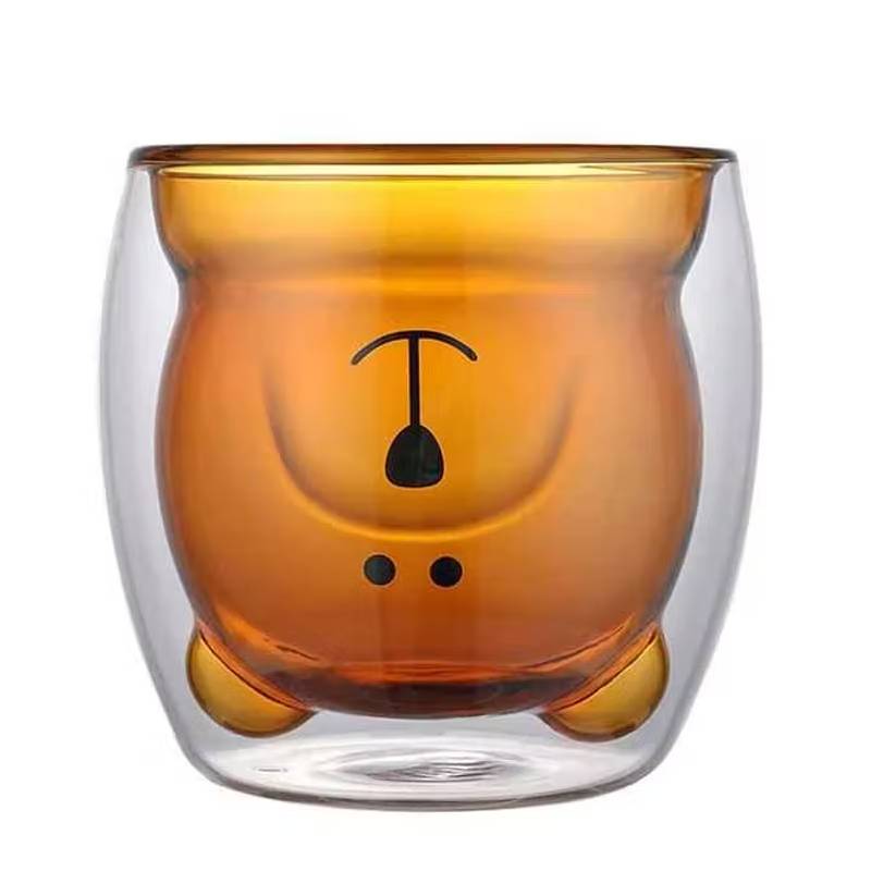 Bear Glass Cup