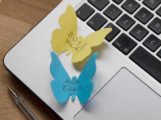 Bloc-notes 3D Farfalle