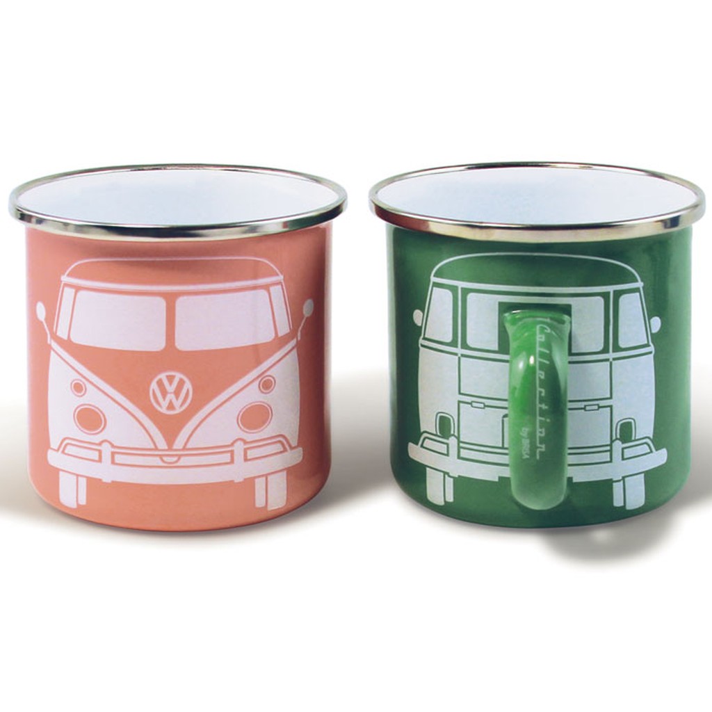 VW T1 Bus Emaille Becher Set  von Brisa