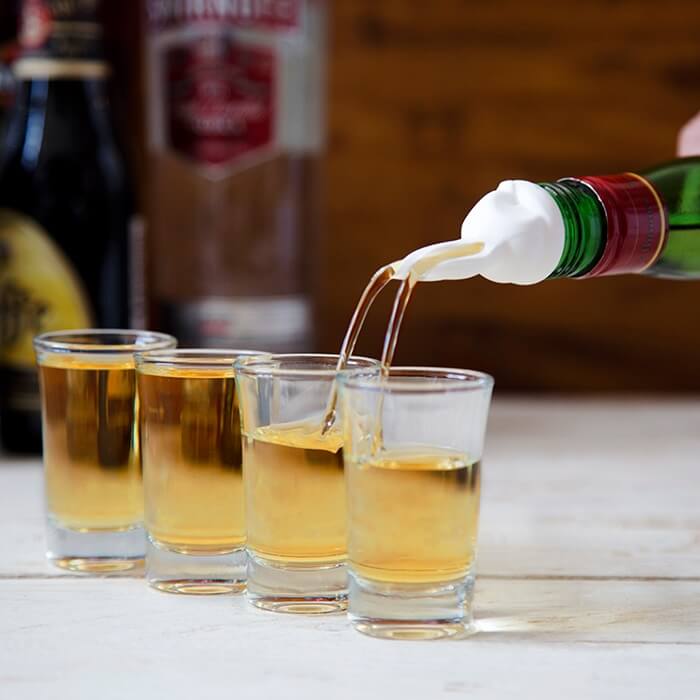 Barney Double Pourer-Stopper