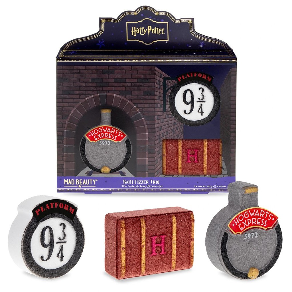 Harry Potter Hogwarts Express Badebomben-Trio von Mad Beauty