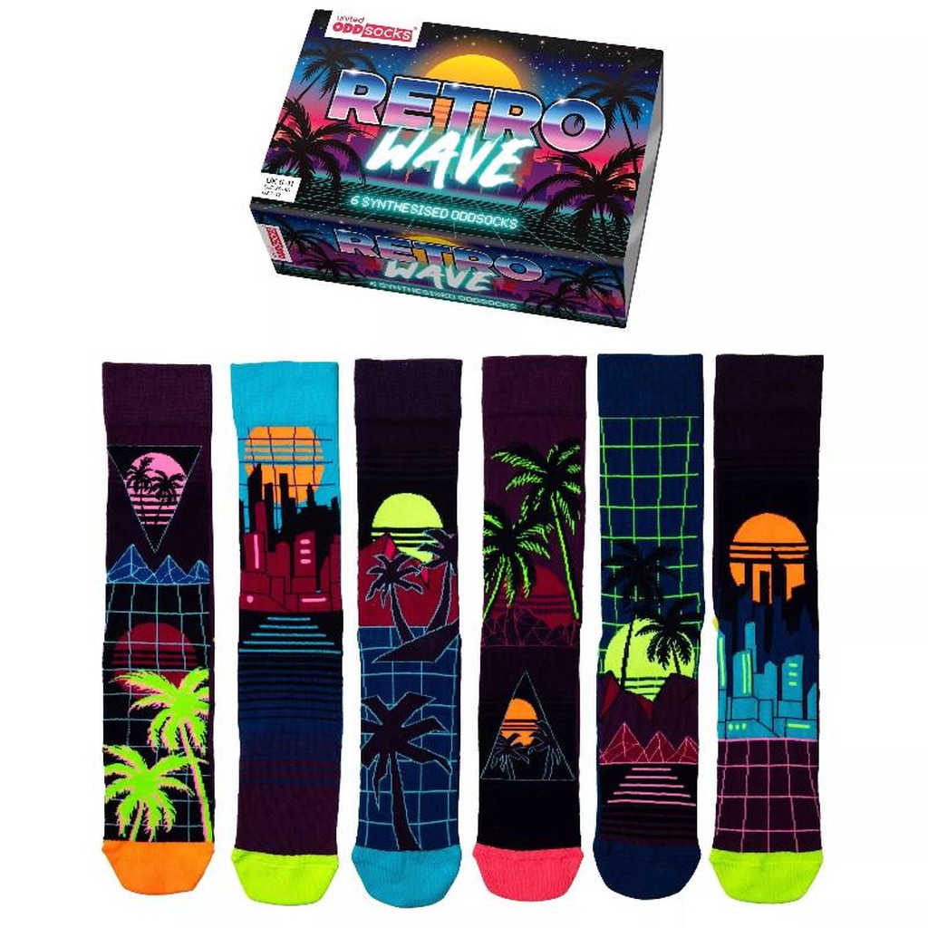 Set de chaussettes Retro Waves