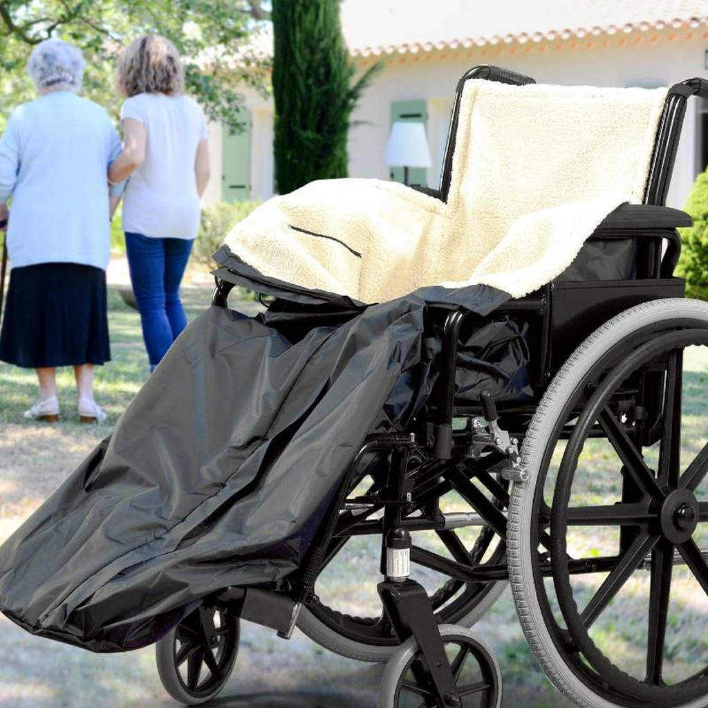 Fleece-Rollstuhlsack