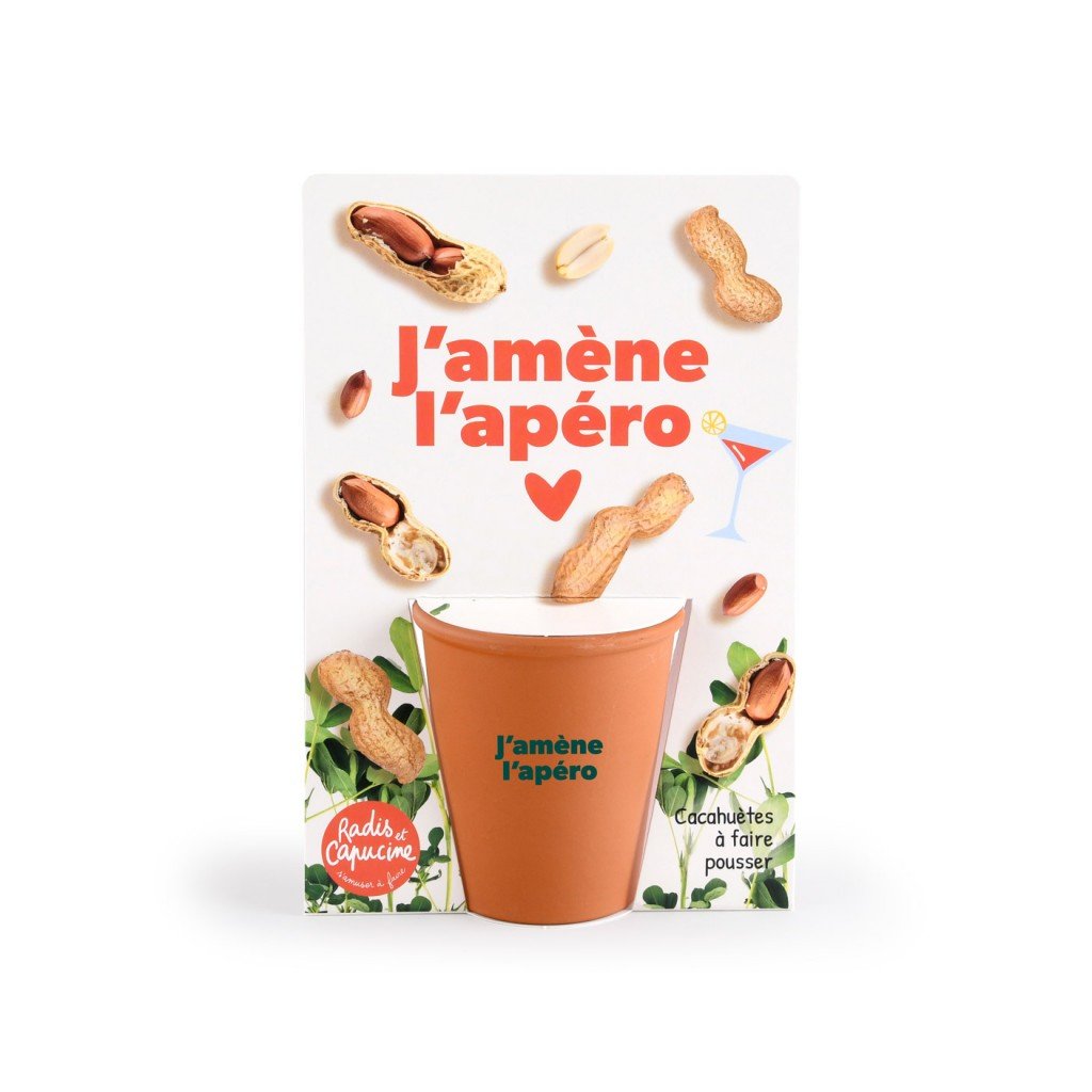 Erdnuss Anzuchtset "Ich bring den Apéro mit"