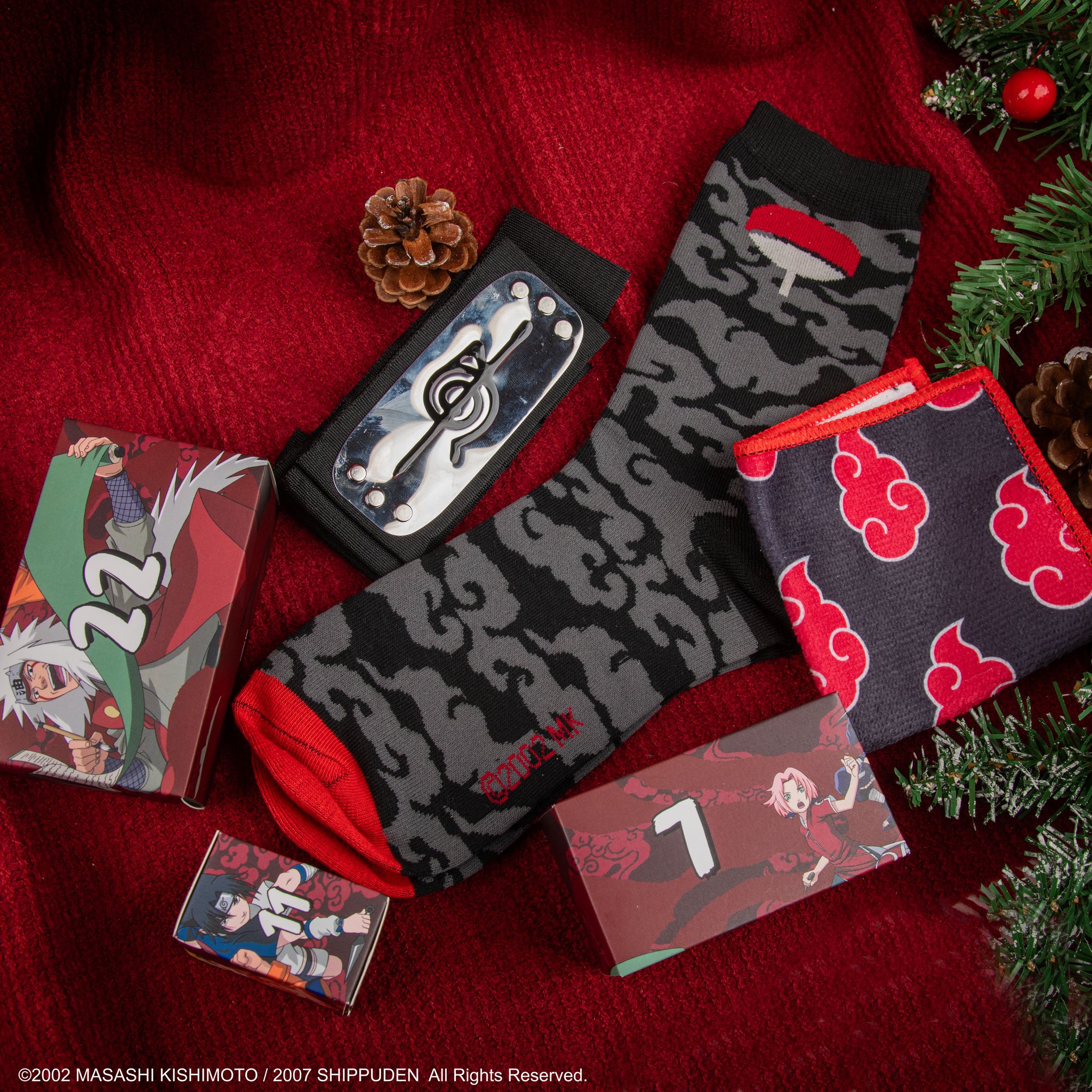 Naruto Socken und Stirnband aus dem Adventskalender