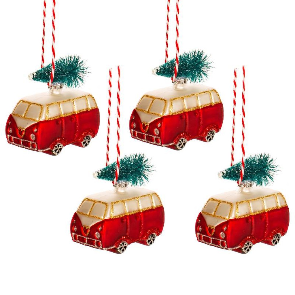 Weihnachtsbaumschmuck Campervan von sass and belle