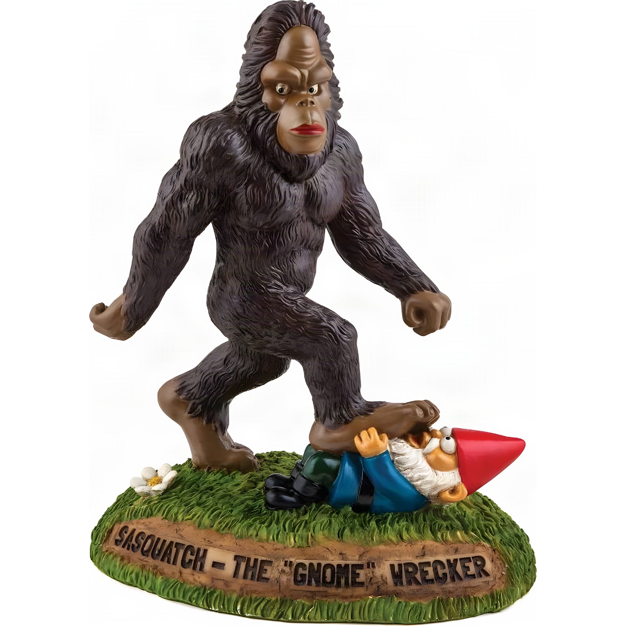 The Sasquatch Gnomewrecker Gartenzwerg von bigmouth