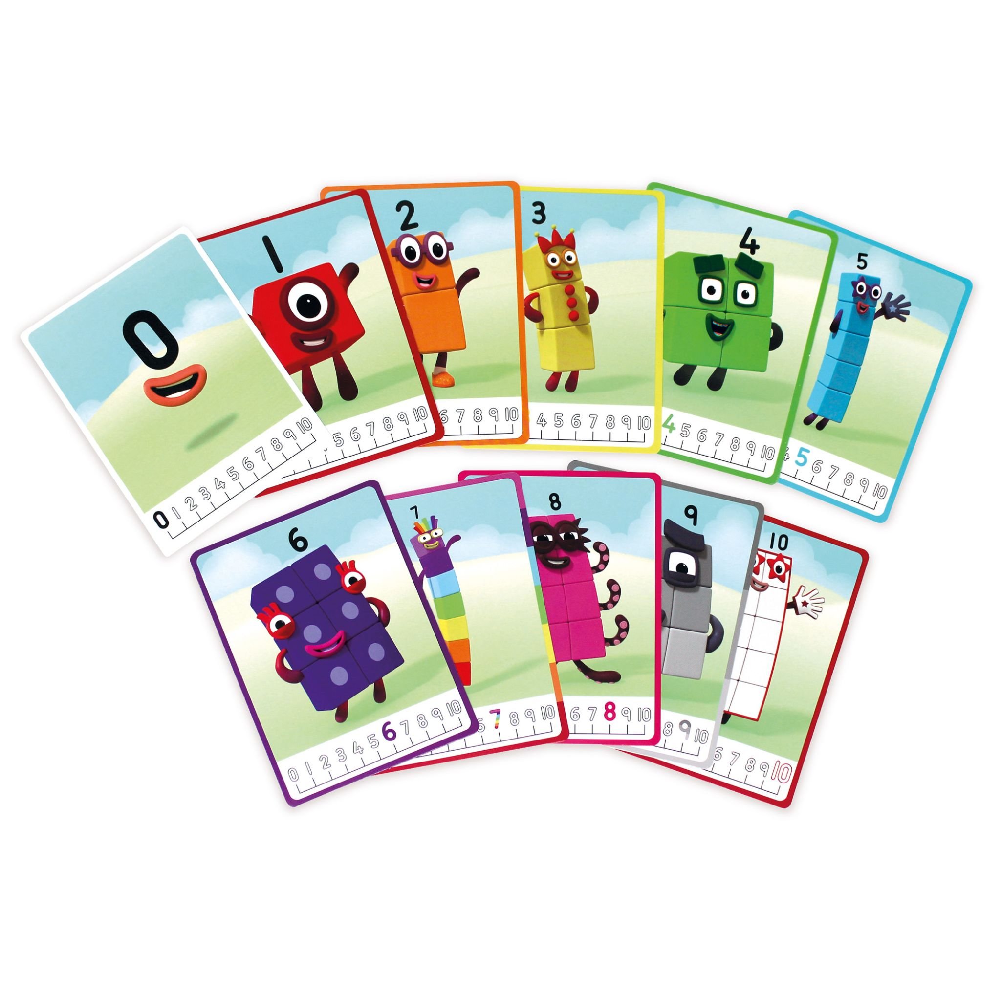 MathLink Cubes Numberblocks 1-10 Aktivitätsset – Karten