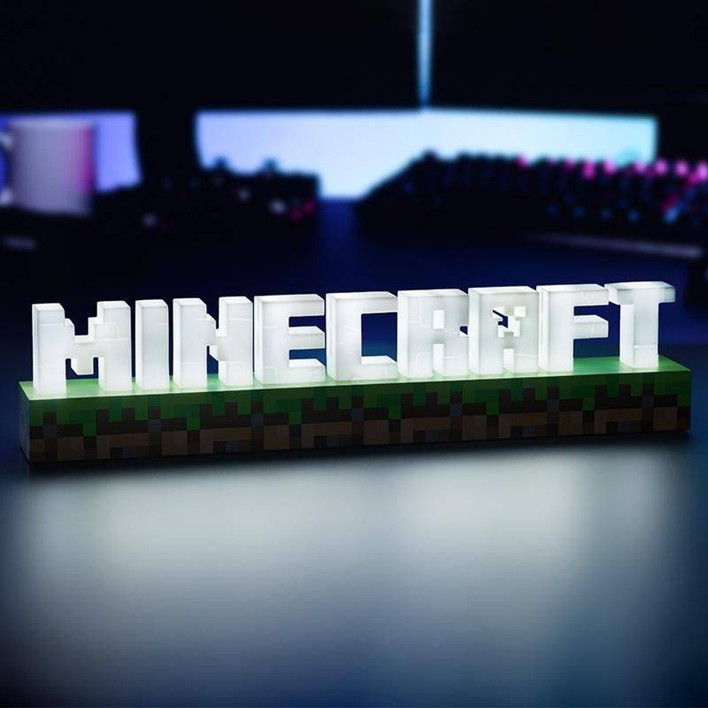 Minecraft Logo Lampe von Paladone