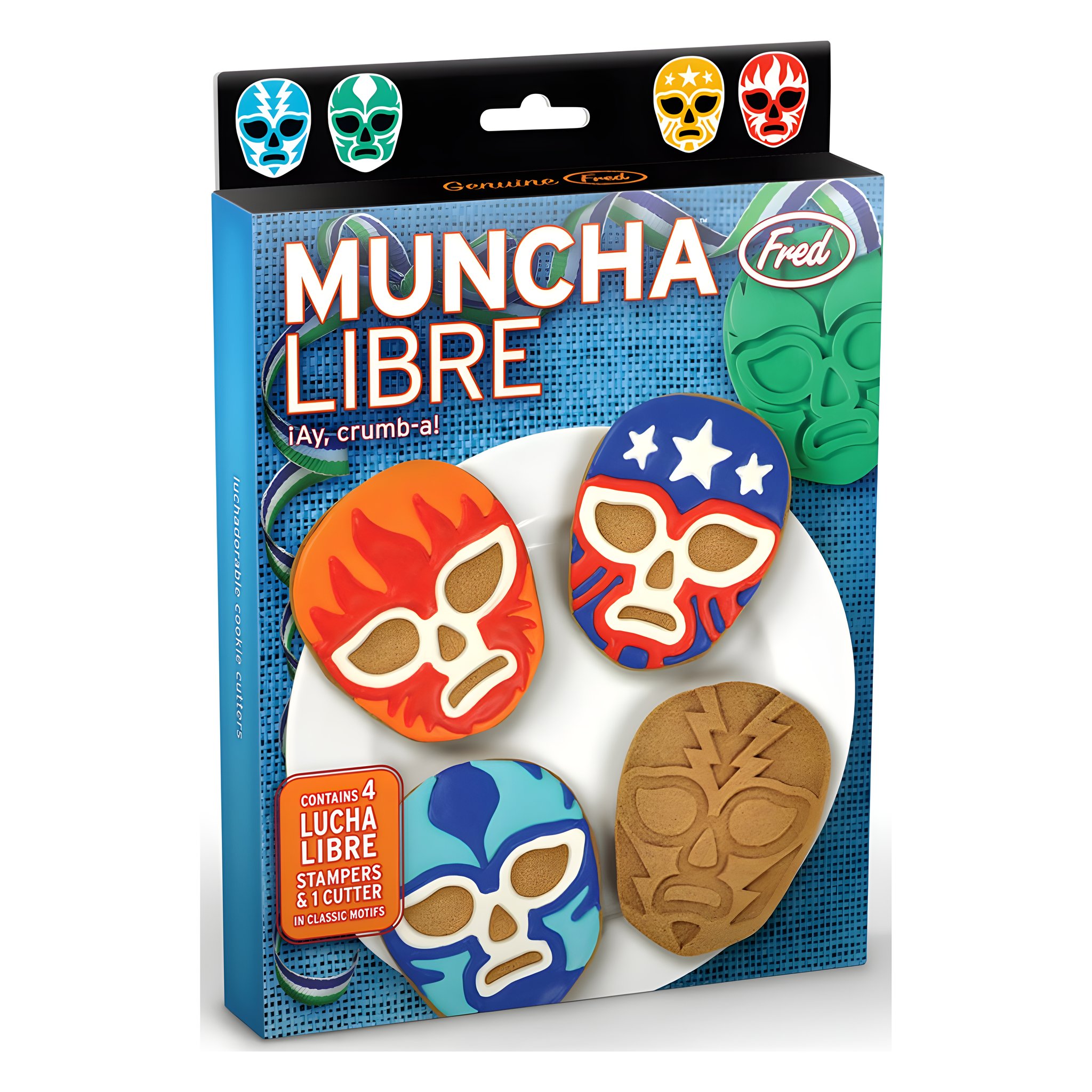 Muncha Libre Cookie Cutters Set of 4