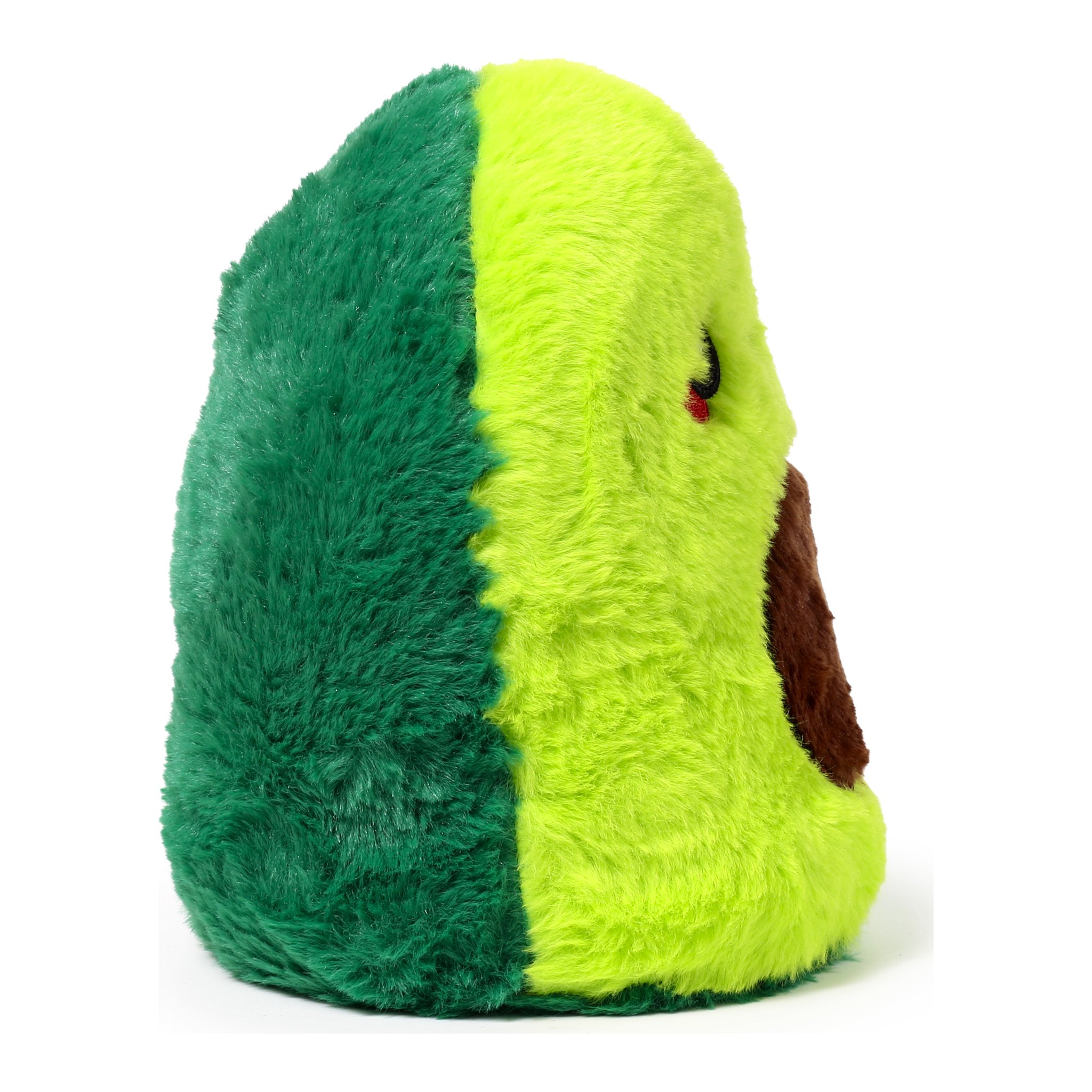 Avocado-Tuerstopper seitlich mit sichtbarem Kern