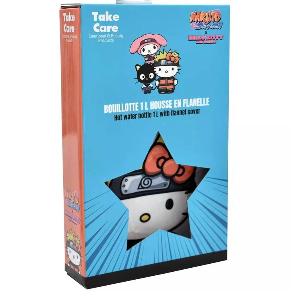 Hello Kitty x Naruto Wärmflasche