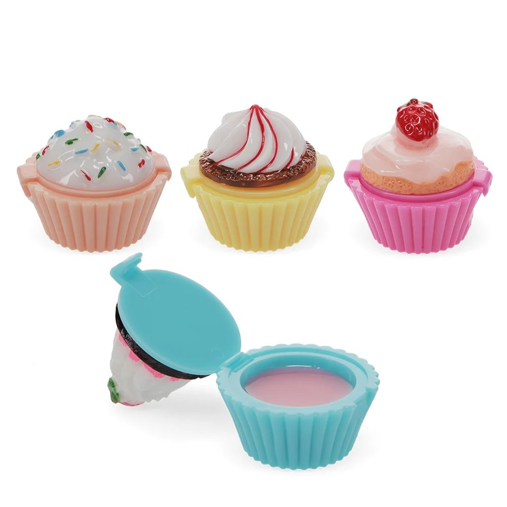 Set di Lucidalabbra Mini Cupcake