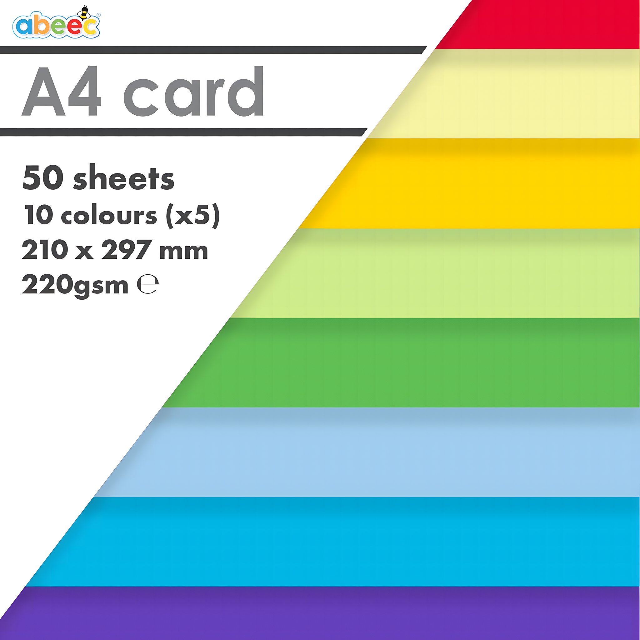 Coloured Card A4, 50 Sheets (Bild 2)