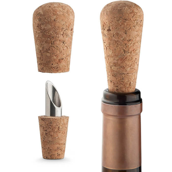 Tappo e Versatore per Vino 2 in 1