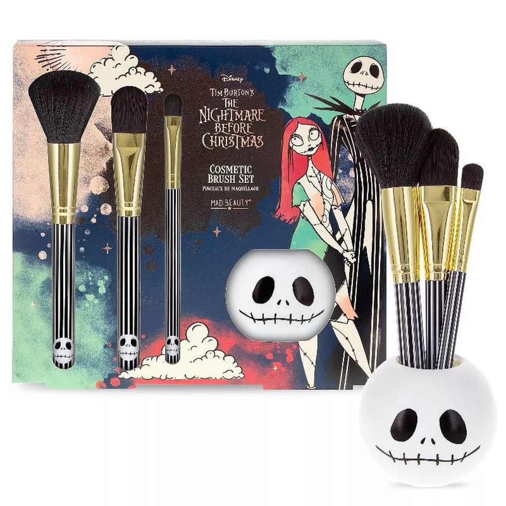 The Nightmare Before Christmas Kosmetikpinsel-Set von Mad Beauty