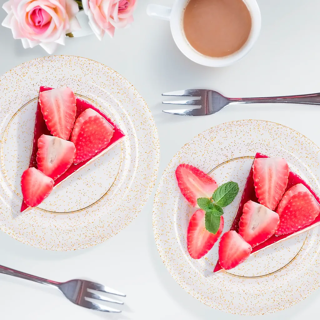 120 Wiederverwendbare Gold-Teller