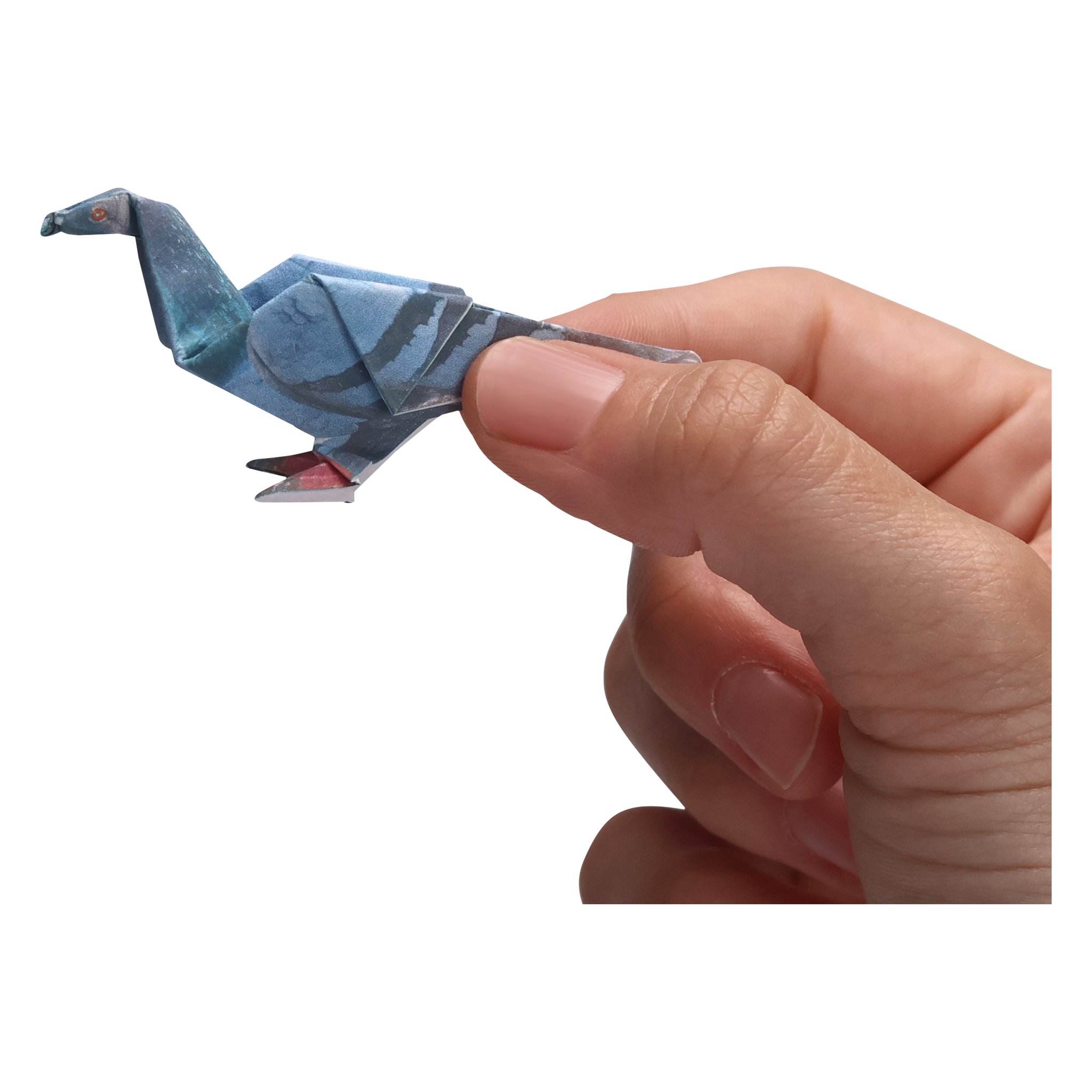 Paper Pigeons origami set – folded pigeon in hand