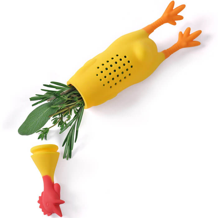 Gewürzsieb Gummihuhn