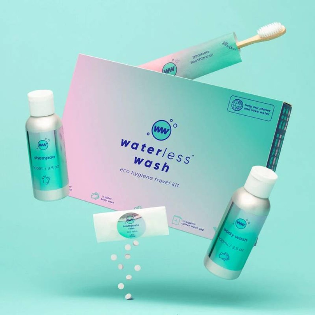 Waterless Wash Eco Hygiene Travel Kit von Firebox