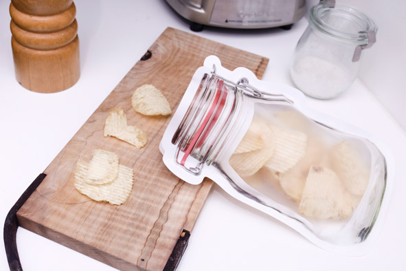 Zipper Mason Jar Bag Set of 9