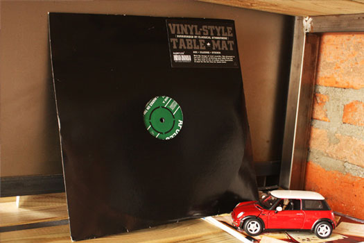 Tischset Schallplatte 2er Set