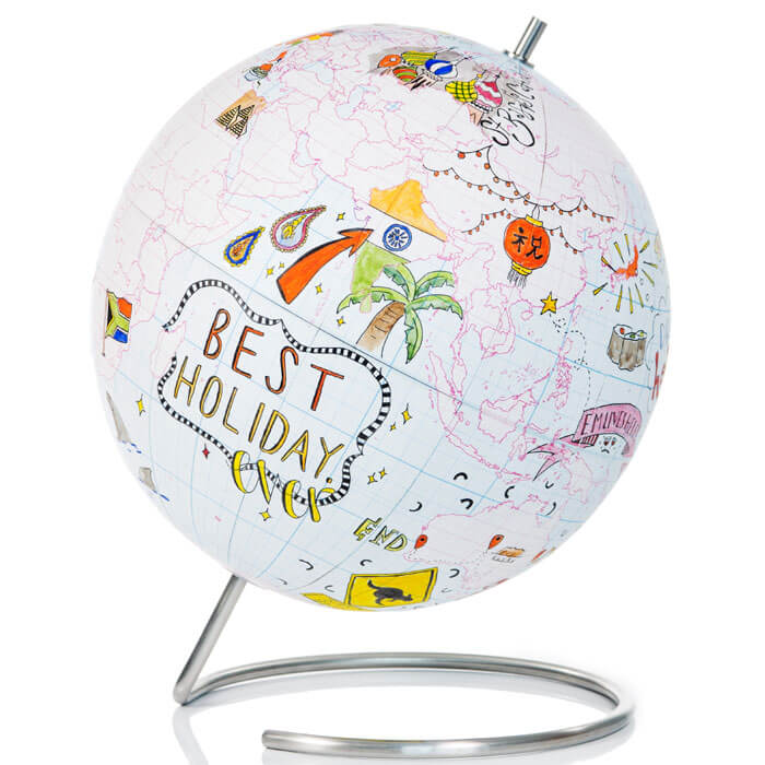 Globus zum Bemalen
