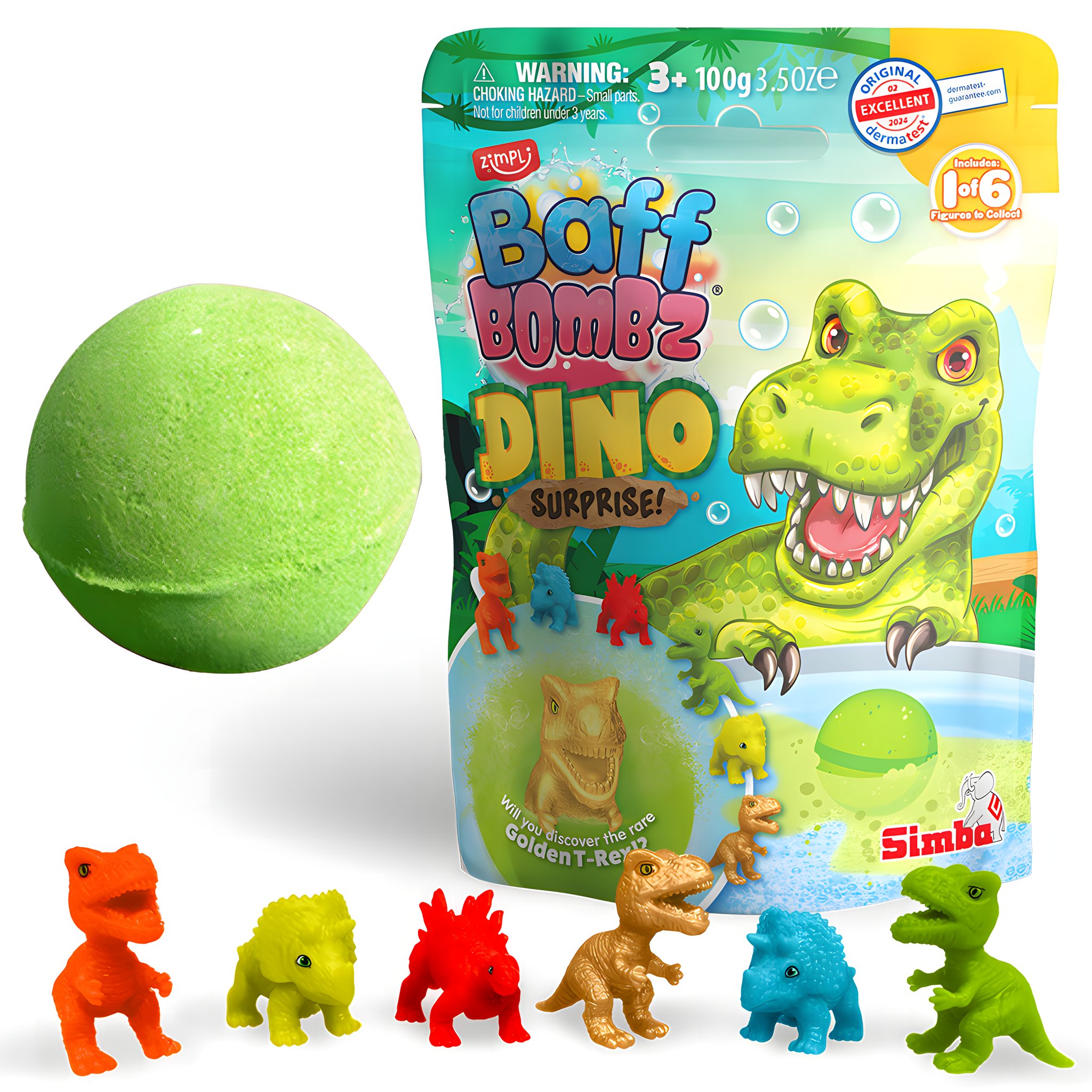 Baff Bombz Dino Surprise grosse Badebombe von Zimpli Kids