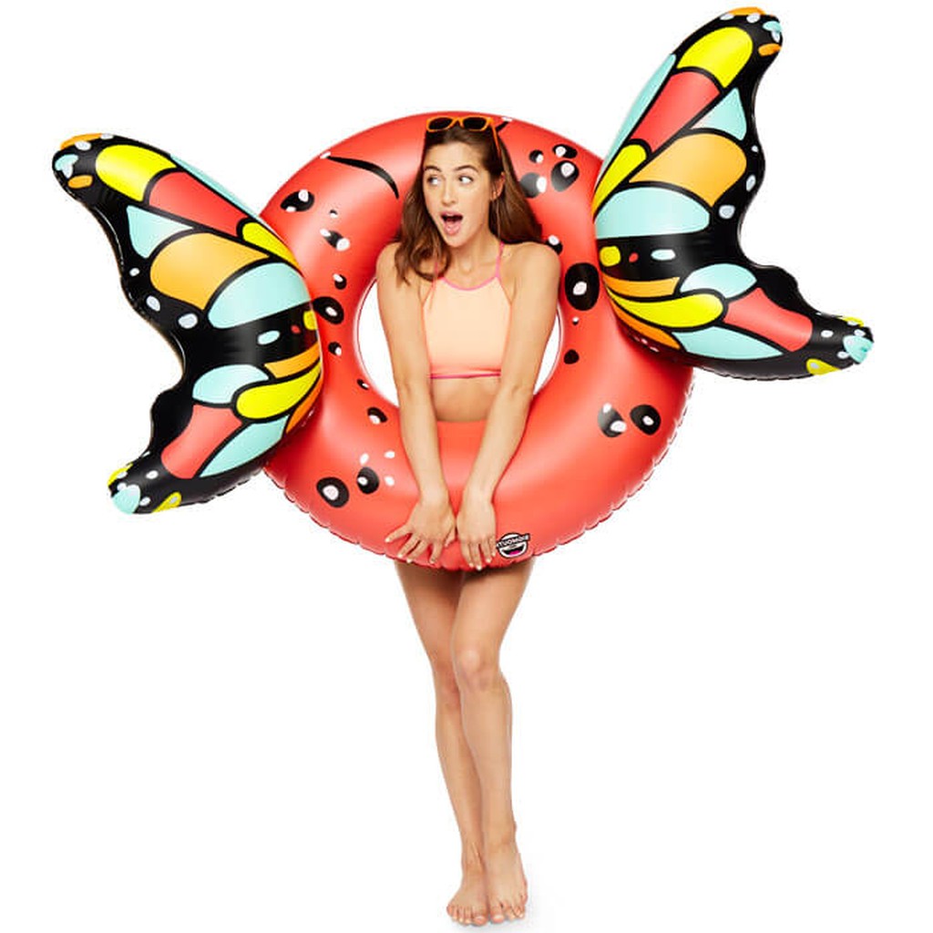 Schwimmring Schmetterlings Flügel von bigmouth