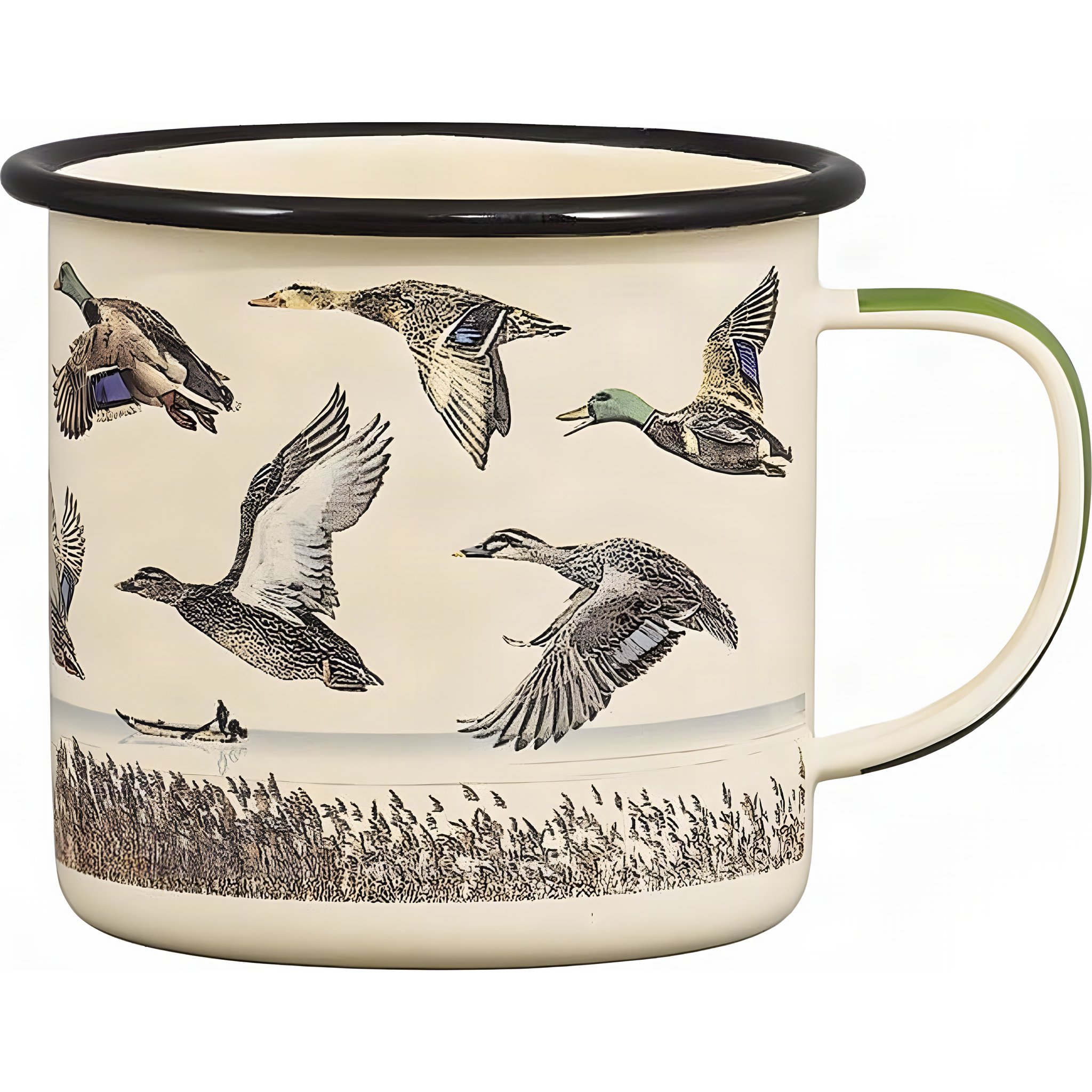 Emaille Tasse Duck and Lake Gentlemen's Hardware