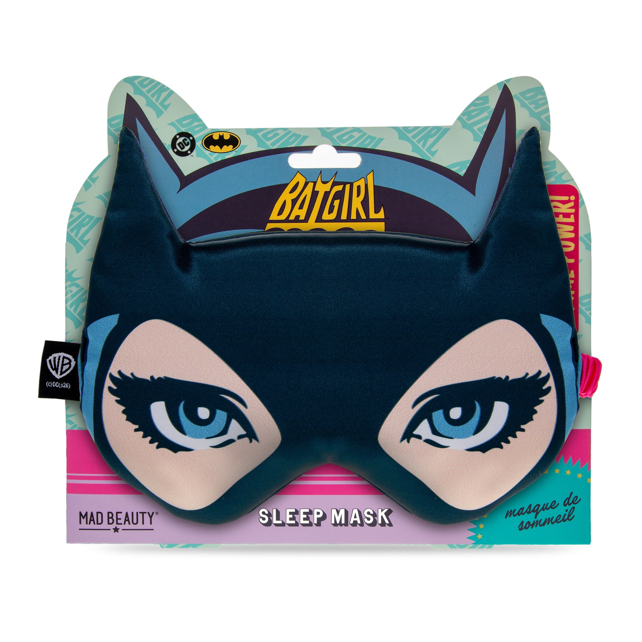 DC Batgirl Satin Schlafmaske Verpackung