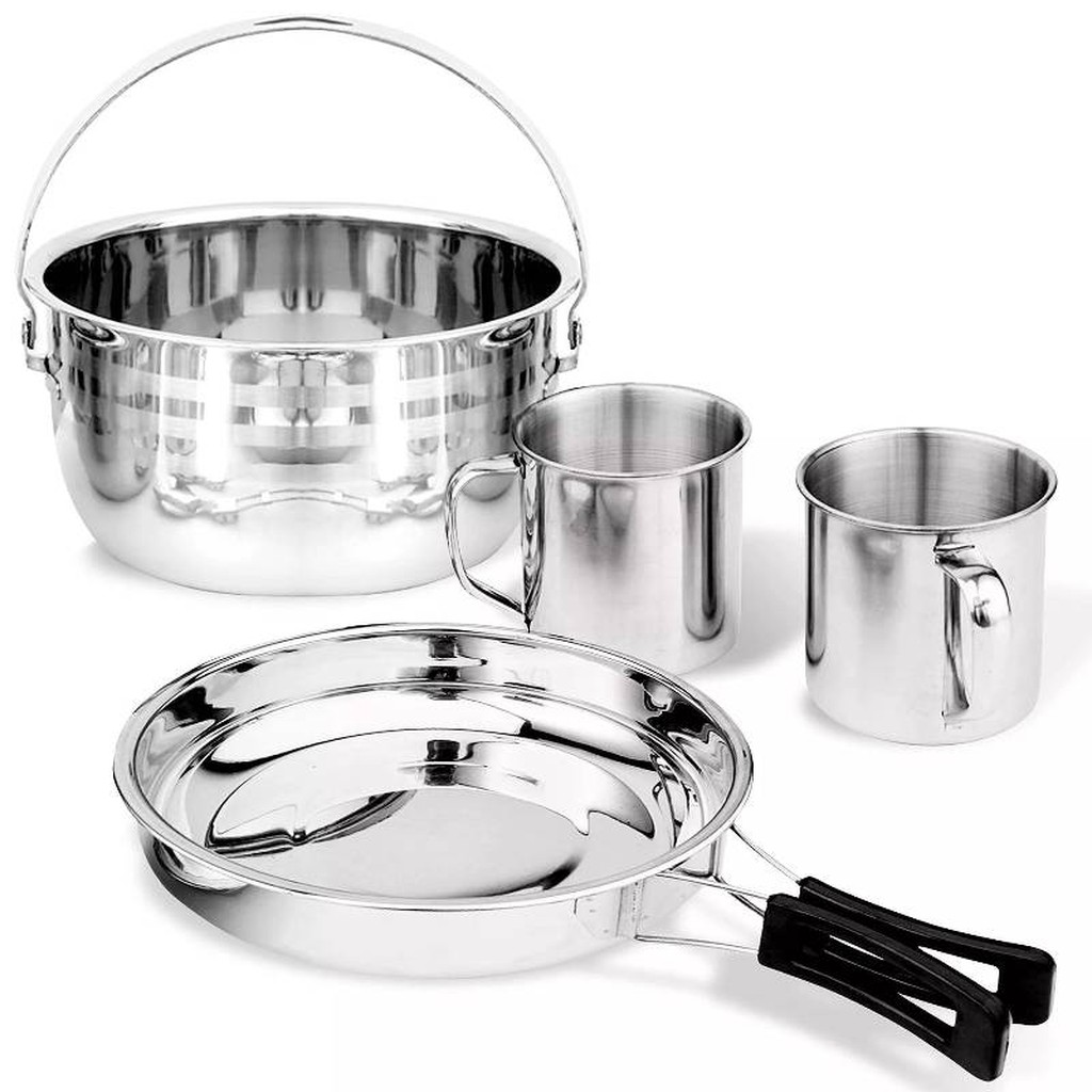 9-teiliges Camping-Kochset