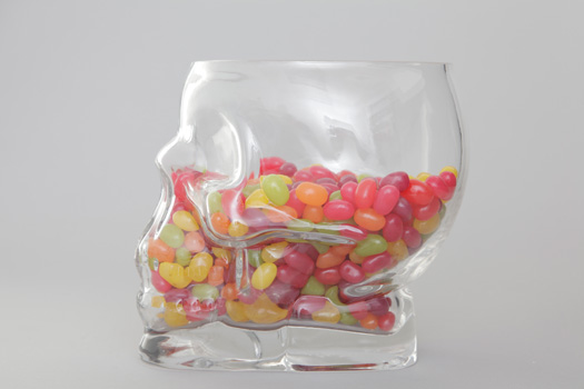 Bol de Fruit Crâne de Crystal