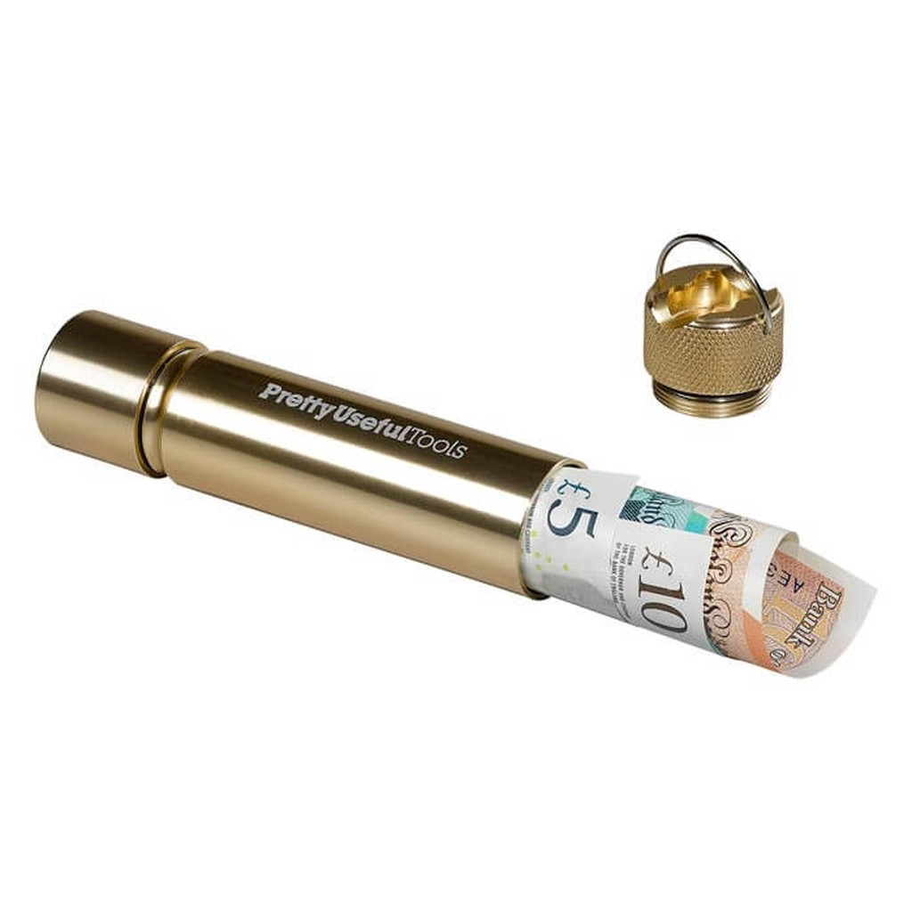 Taschenlampe mit Geheimfach