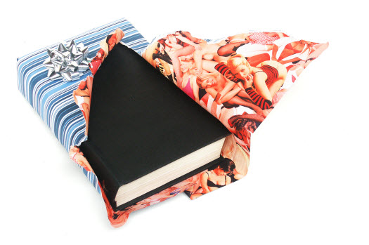 Raunchy Wrapping Paper Girls Inside