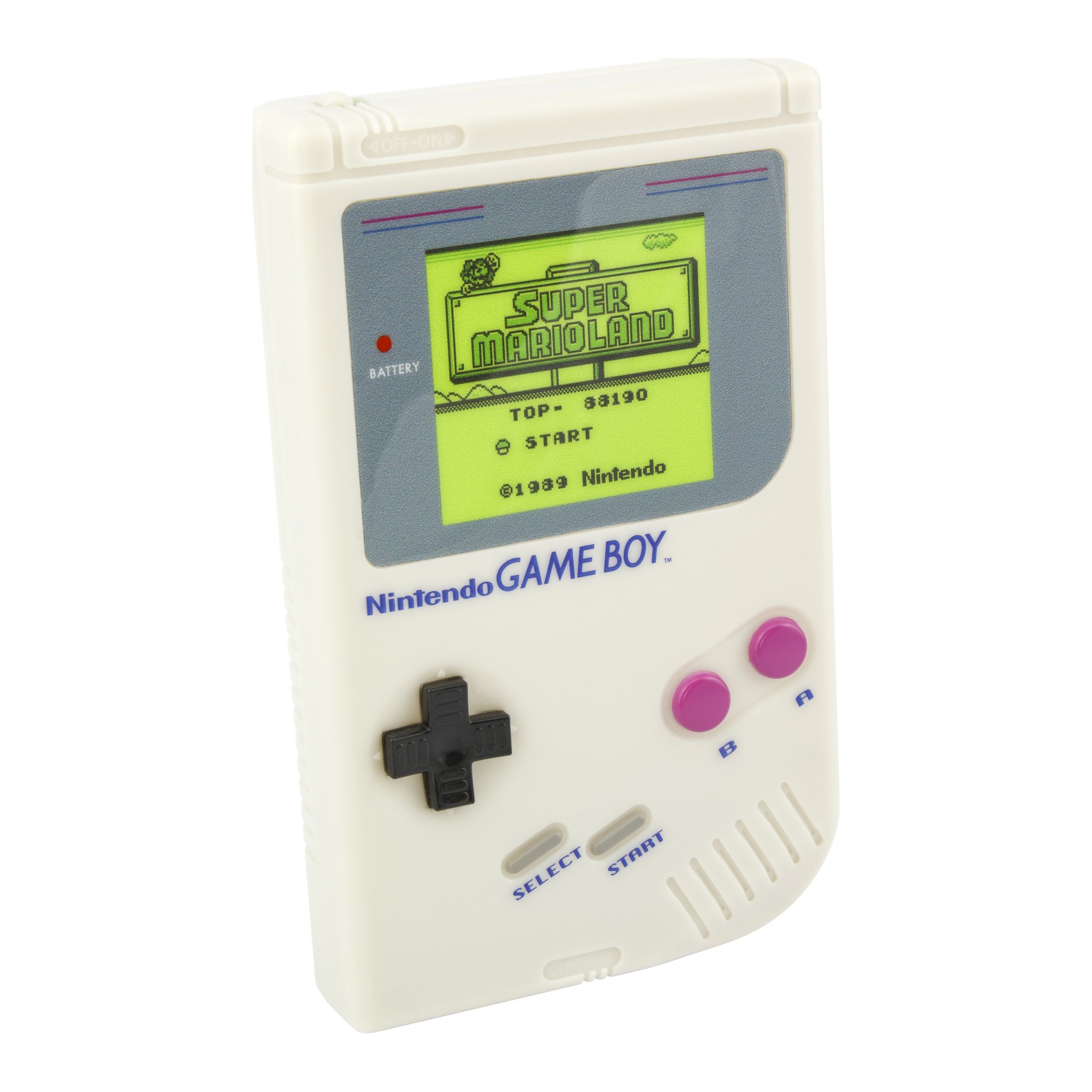 Game-Boy-Nachtlicht freigestellt von vorne