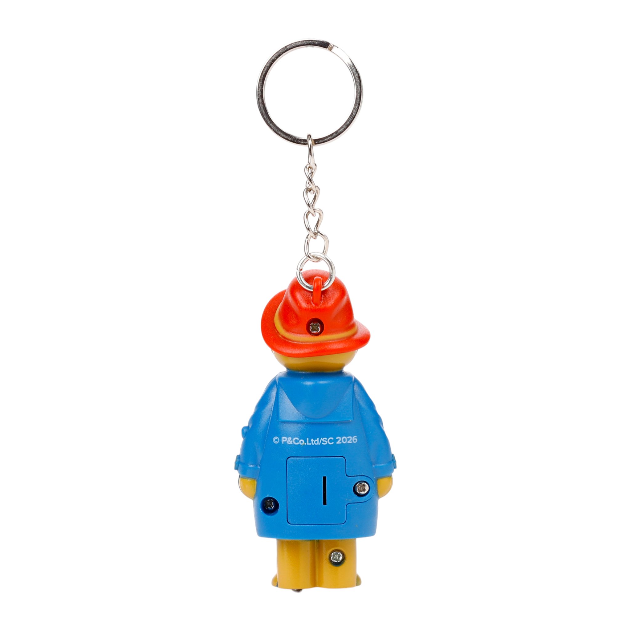 Paddington von der Seite mit Schlüsselring
