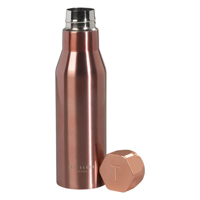 Roségoldene Thermosflasche von Ted Baker
