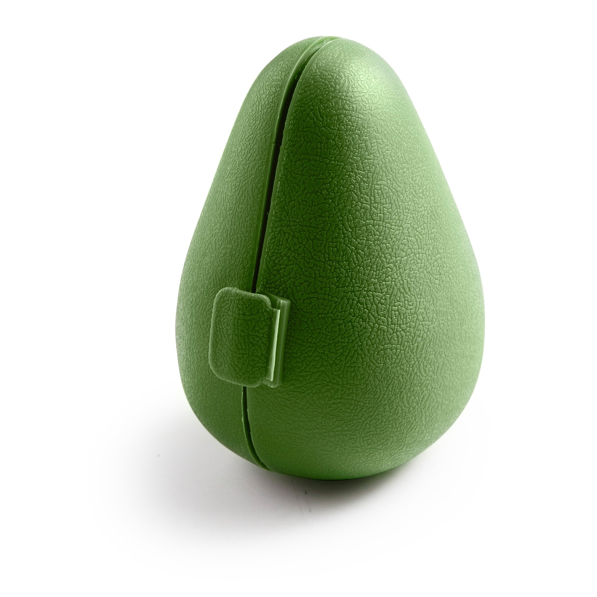 Contenitore per avocado verde chiuso a forma di avocado