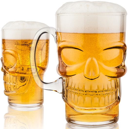 Choppe de Bière Crâne