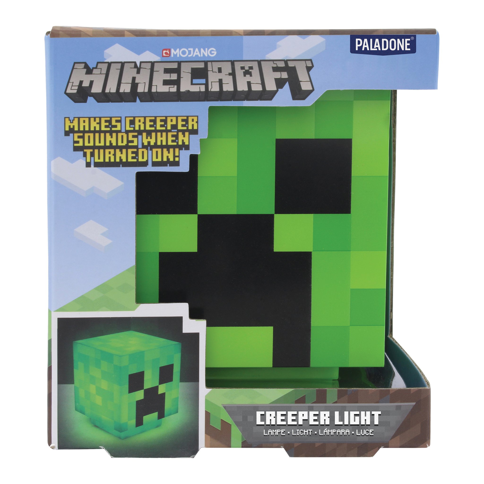 Emballage de la lampe Creeper avec fenêtre