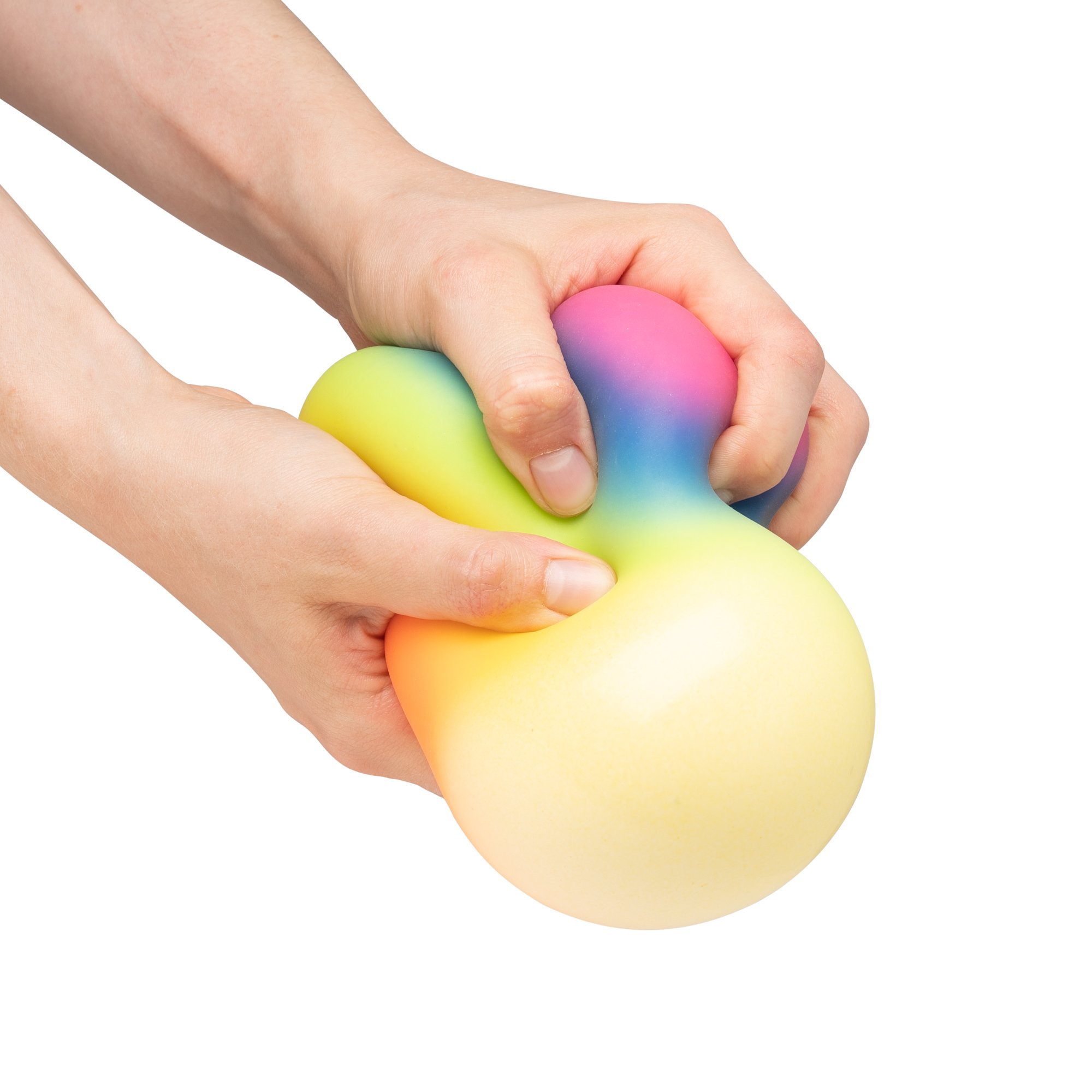 Grosser Regenbogen-Stressball von Tobar – Verpackung