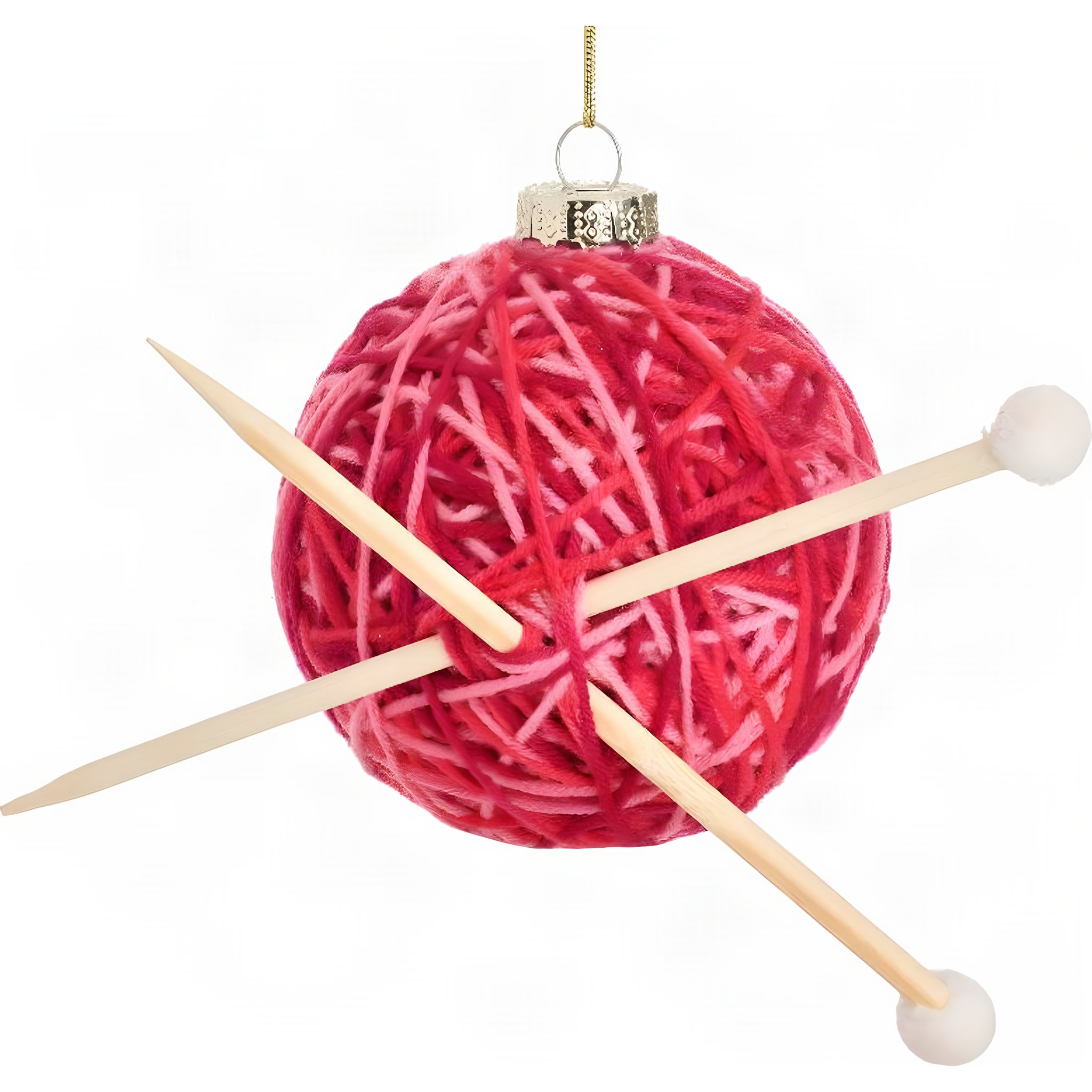 Weihnachtskugel Stricken von Sass and Belle
