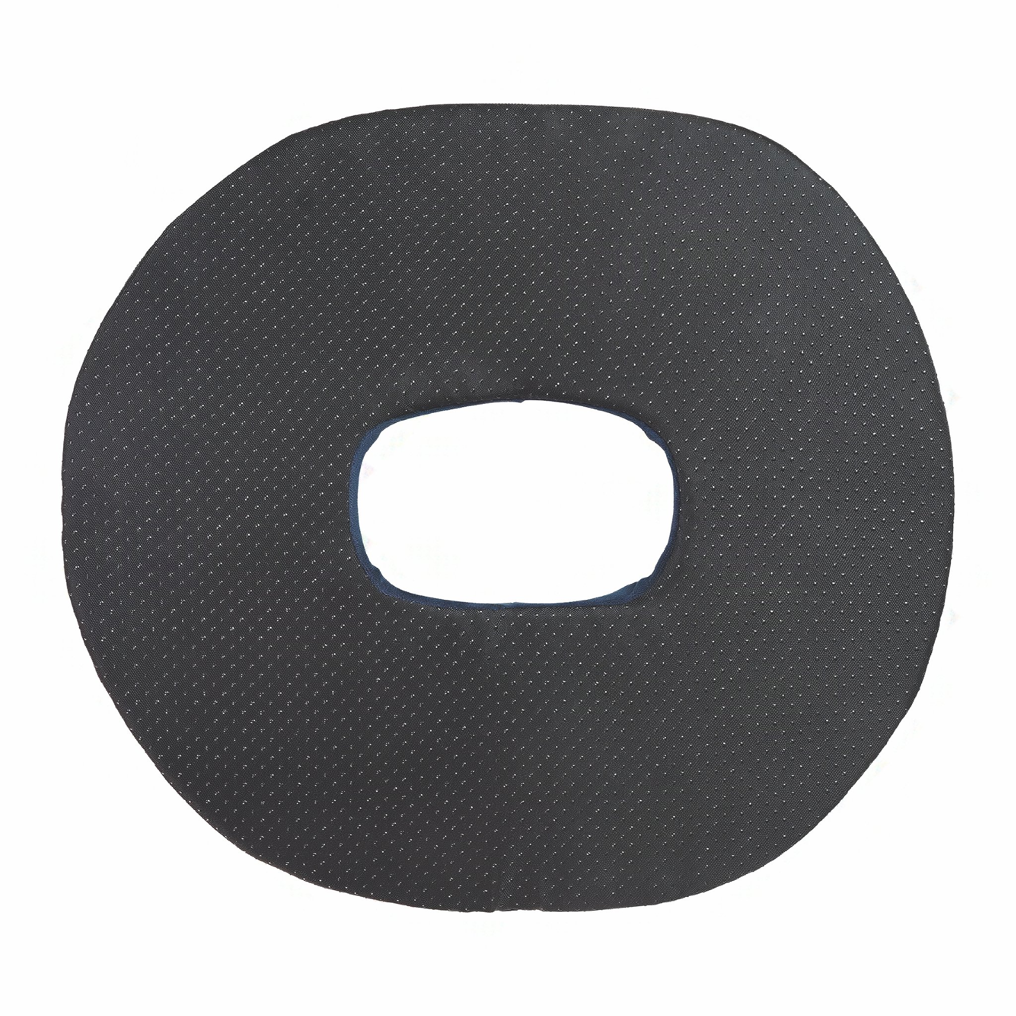 Dessous du coussin donut avec revêtement antidérapant noir à picots