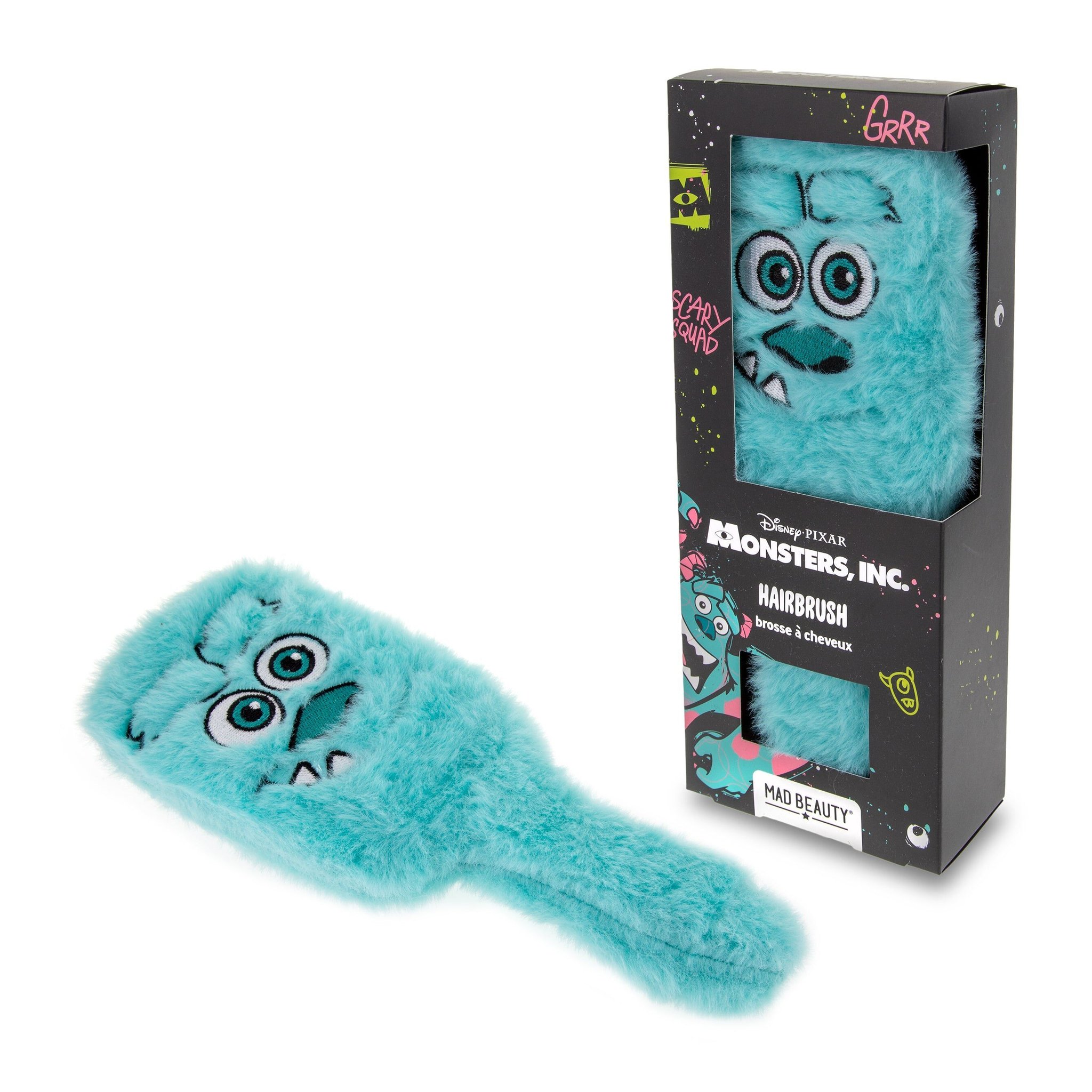 Monster AG Sulley Entwirrbürste mit Plüsch – mit Geschenkbox