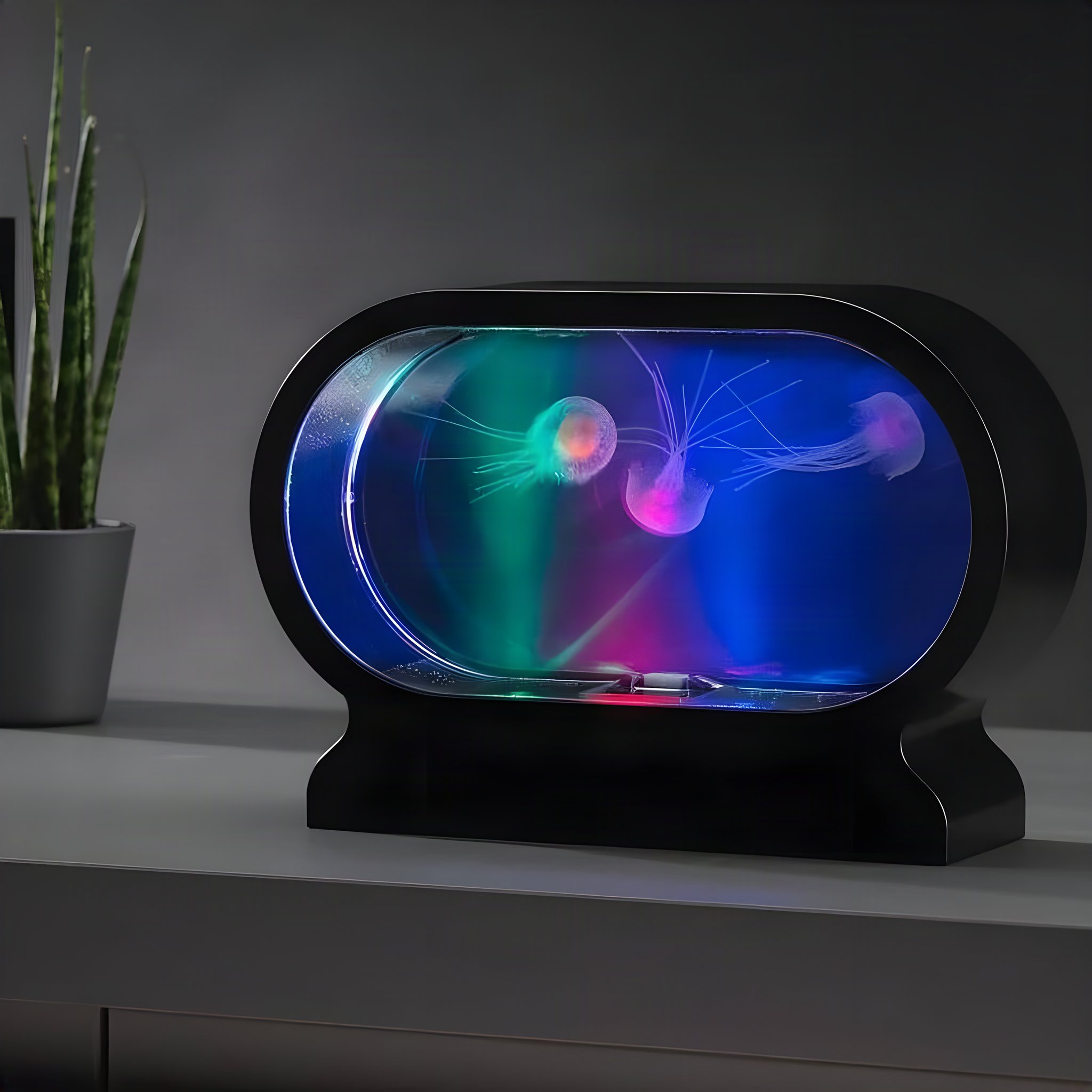 Mini Quallen Lampe
