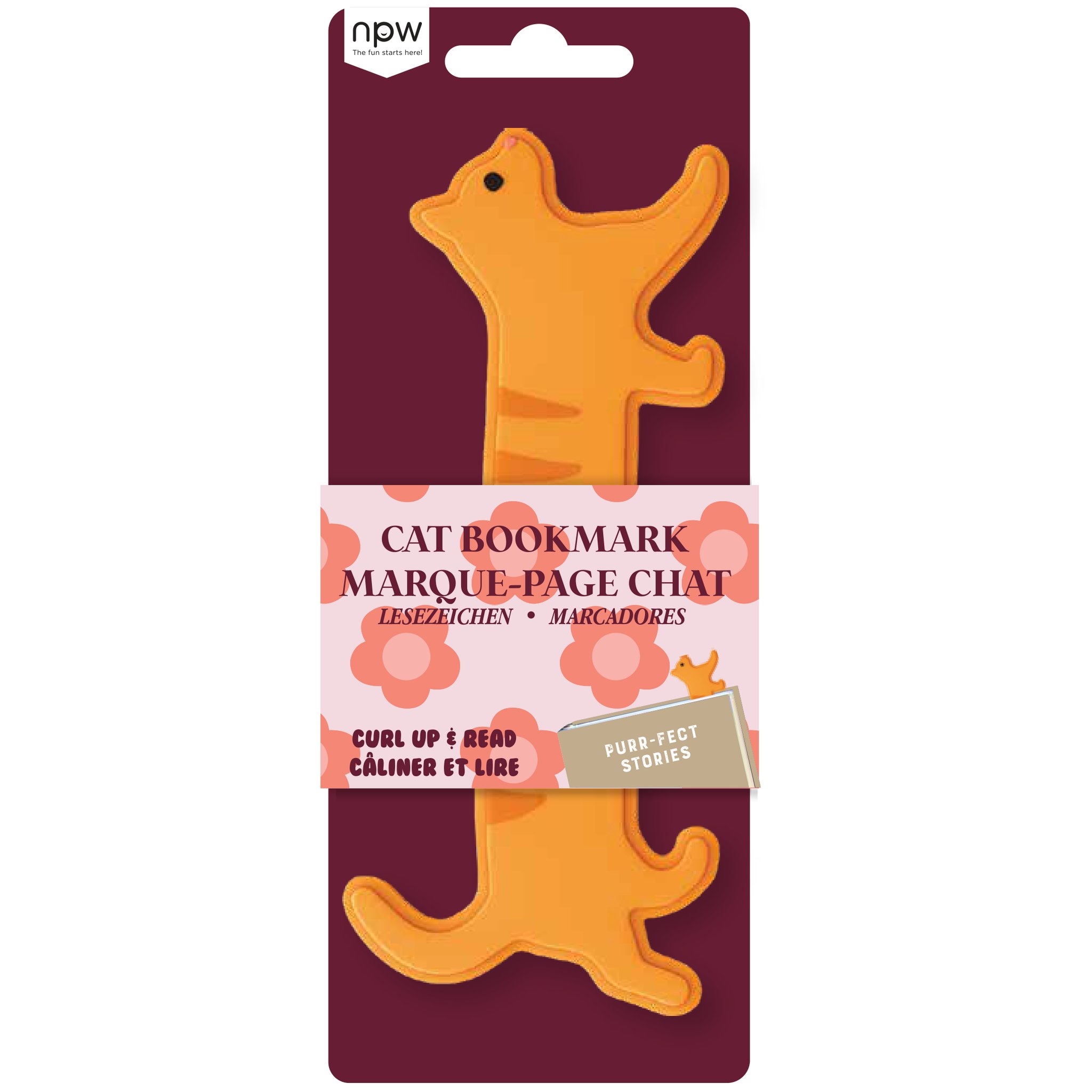 Katzen-Lesezeichen in NPW-Originalverpackung