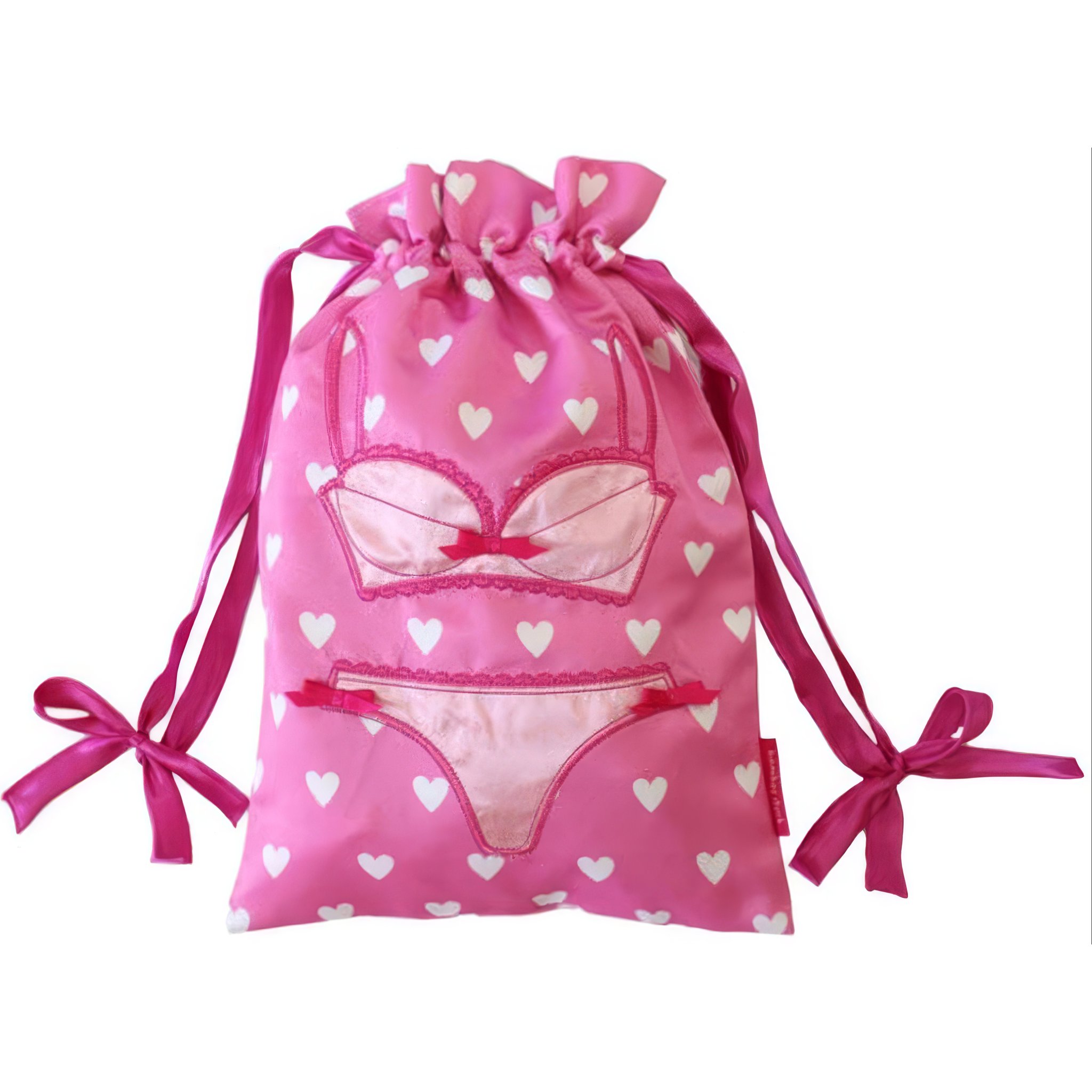 Unterwäschebeutel pink Button Girl