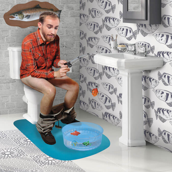 Jeu de Pêche pour Toilettes